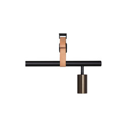 Long John 5 Spot Pendant Nature Leather, black/bronze, Rubn