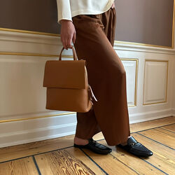 Frances Midi Backpack, cognac, Naledi Copenhagen