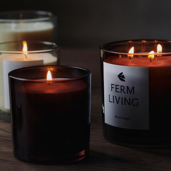 Vitto Scented Candle 1 wick, light celedon, Ferm Living
