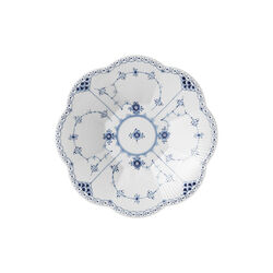 Blue Fluted Half Lace Petal Bowl, Royal Copenhagen