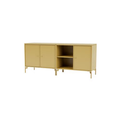 SAVE Lowboard with Brass Legs, 157 cumin, Montana Furniture