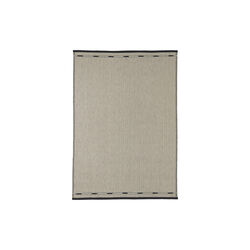 Rug VK-3, white/black, NORDICMODERN