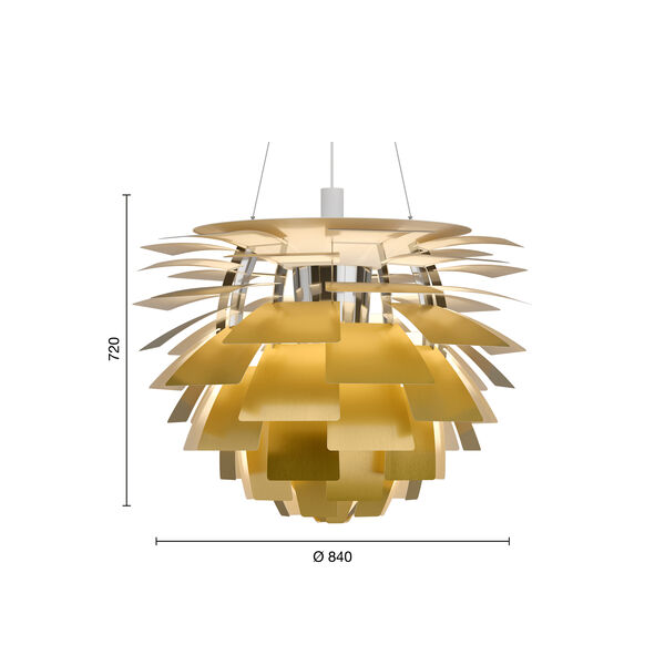 PH Artichoke, brass, Louis Poulsen