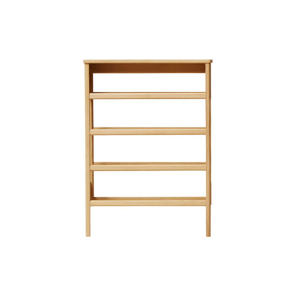 A Line Shoe Rack 72, oiled oak, Form & Refine