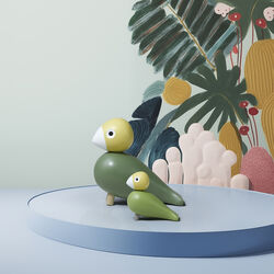 Songbird Liv & Lykke, green, Kay Bojesen Denmark
