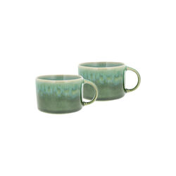Styles Mug with Handle 2 pcs, green/blue, Villa Collection