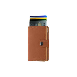 Miniwallet, vegetable tanned caramello/sand, Secrid
