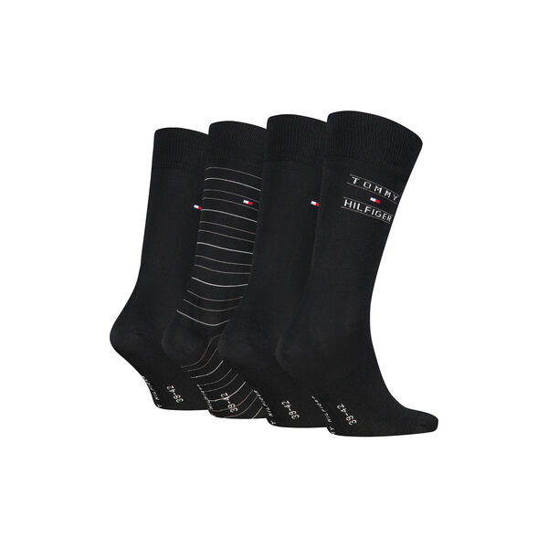 Tommy Hilfiger Men Sock 4P Giftbox | Black, Tommy Hilfiger