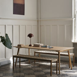 In Between SK5 Dining Table, oak, &Tradition