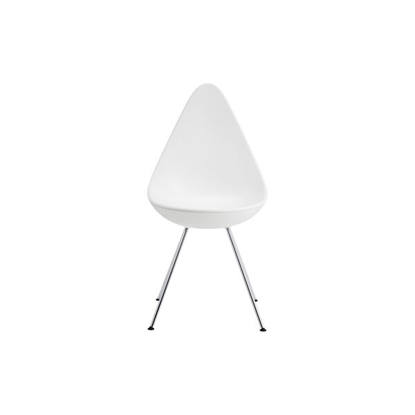 Drop&trade; 3110 Chair, white/chrome, Fritz Hansen
