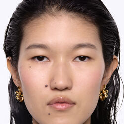 Coil Hoops Medium, gold, Maria Black