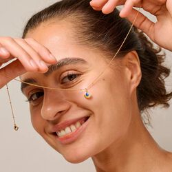 Soleil necklace, cornflower, ENAMEL Copenhagen