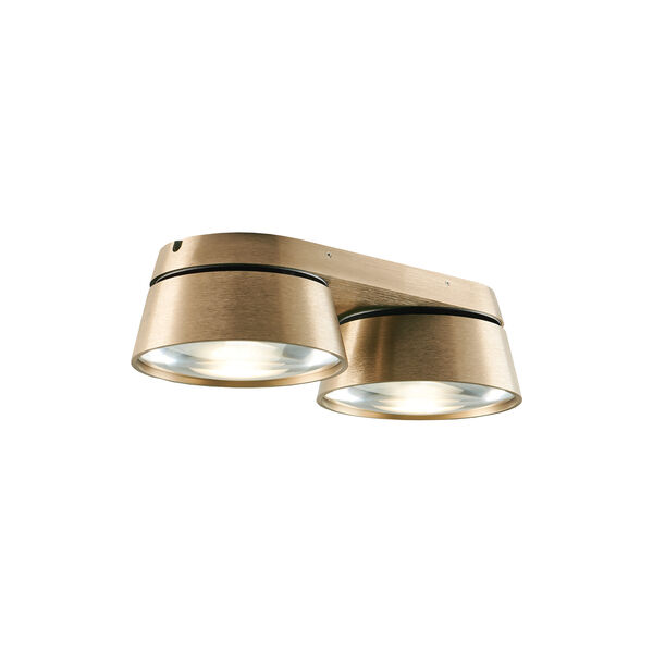 VANTAGE 2+ Ceiling Light, brass, LIGHT-POINT