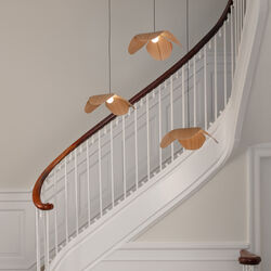 Forget Me Not Cluster 3 Pendant, oak, UMAGE