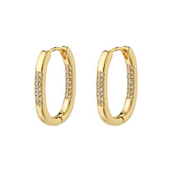 STAR Hoops, gold plated, Pilgrim