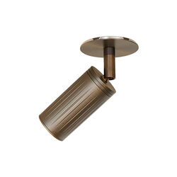 Luminar Box Mount Ceiling Light, browned brass, Rama Lights