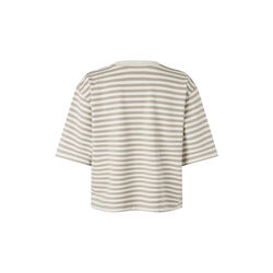 Emrys-M T-shirt, island fossil sugar stripe, mbyM