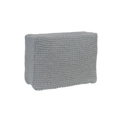 Knitted Toilet Bag Petra, med grey melange, By LOHN