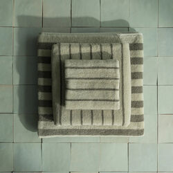 ARTO Guest towels thin stripes 2 pcs, desert sage/agave green, Blomus