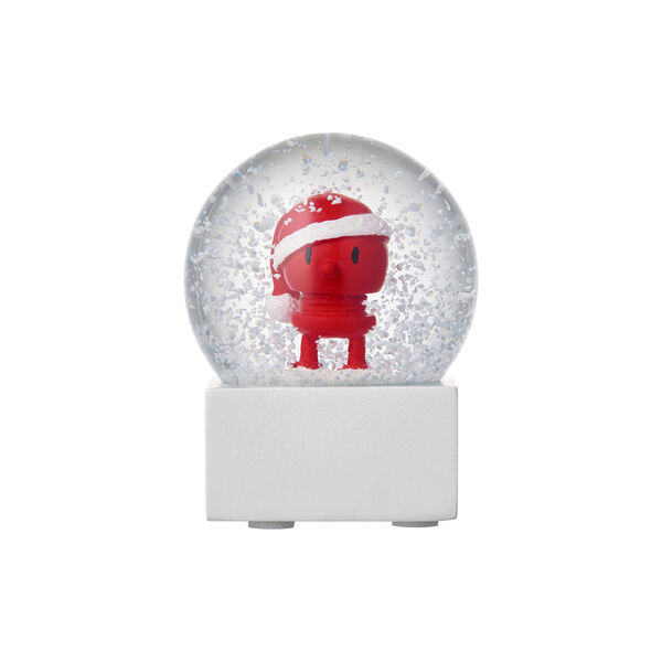 Santa Snow Globe, red Santa Snow Globe, red, Hoptimist