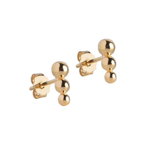 Trinity Studs, gold plated, ENAMEL Copenhagen