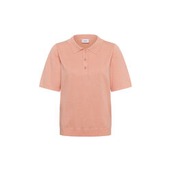 MilaSZ Polo SS Pullover, blooming dahlia melange, Saint Tropez