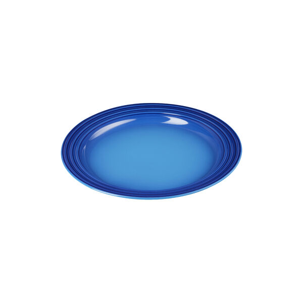 Signature Side Plate Ø 22 cm, azure blue Signature Side Plate Ø 22 cm, azure blue, Le Creuset