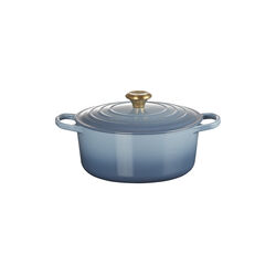 Signature Round Pot &Oslash; 26 cm, chambray, Le Creuset