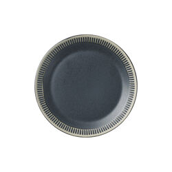 Colorit Plate Ø 19 cm, grey, Knabstrup Keramik