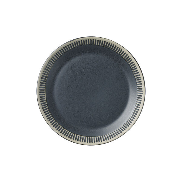 Colorit Plate Ø 19 cm, grey Colorit Plate Ø 19 cm, grey, Knabstrup Keramik
