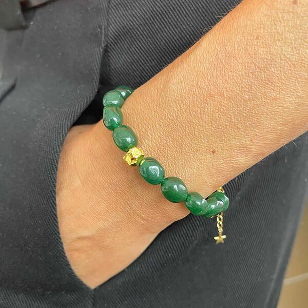 Vilma Bracelet, green, Nuni Copenhagen