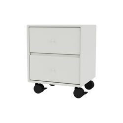 DRIFT Night Table with Wheels, 09 nordic/castors, Montana Furniture