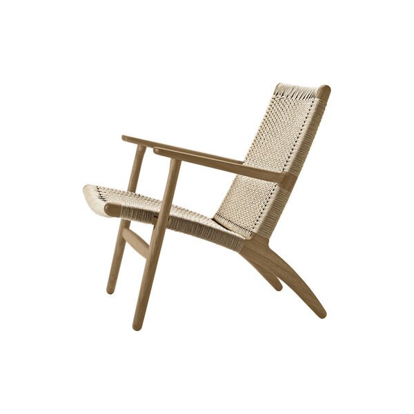 CH25 Lounge Chair, oiled oak/natural CH25 Lounge Chair, oiled oak/natural, Carl Hansen & Søn