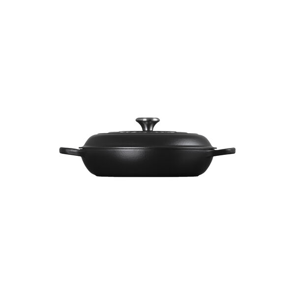 Signature cast iron buffet pot 30 cm, matte black, Le Creuset