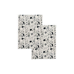 Moomin Kitchen towel 2 pcs, off-white, Moomin Arabia