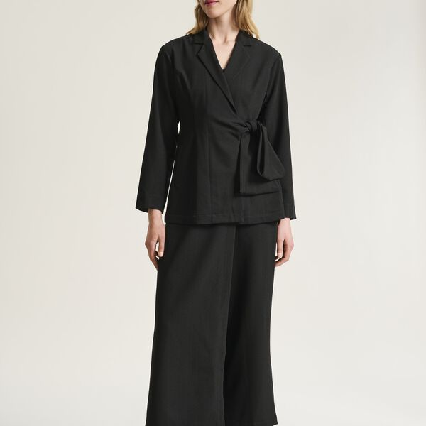 Sayaka bow jacket, black, BITTE KAI RAND