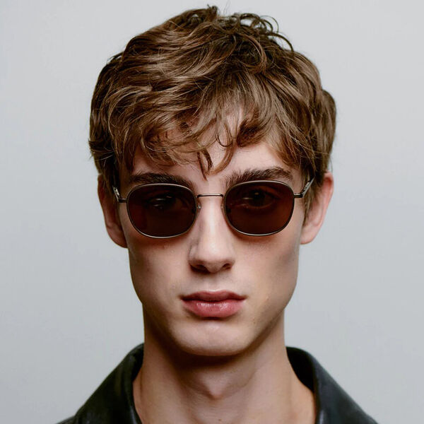 Hello Sunglasses, matte brown, A. KJÆRBEDE