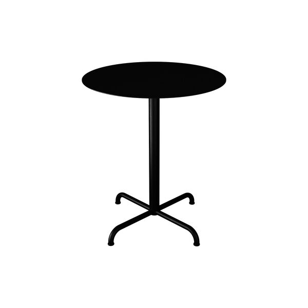PICO Caf&eacute; Table with 4 Star Base &Oslash; 64, black, HOUE