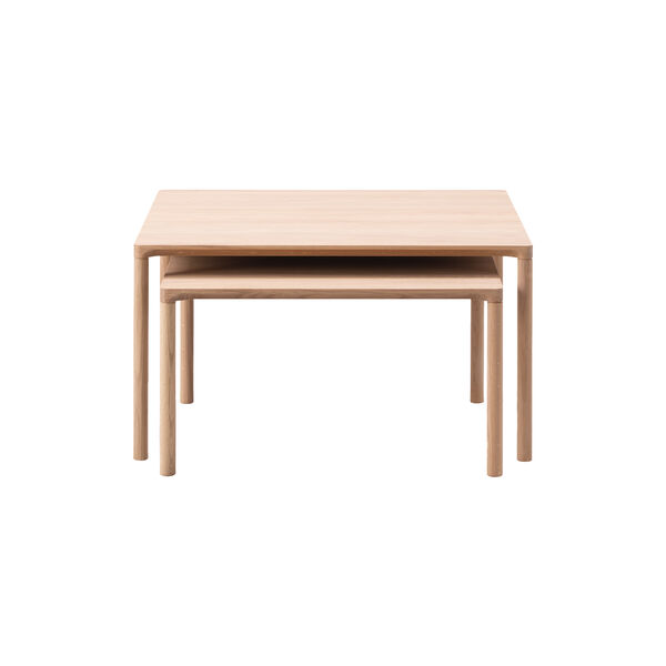 6798 Piloti Wood Coffee Table, light oiled oak, Fredericia Furniture