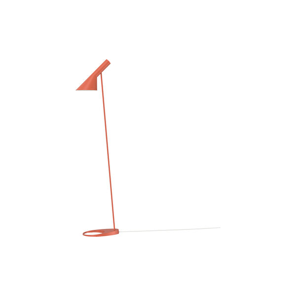 AJ Floor Lamp, electric orange, Louis Poulsen
