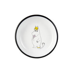 Snorkmaiden Enamel Plate Ø 18 cm, pink, Muurla
