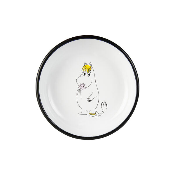 Snorkmaiden Enamel Plate Ø 18 cm, pink, Muurla