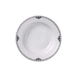 Black Lace Deep Plate Ø 21 cm, Royal Copenhagen