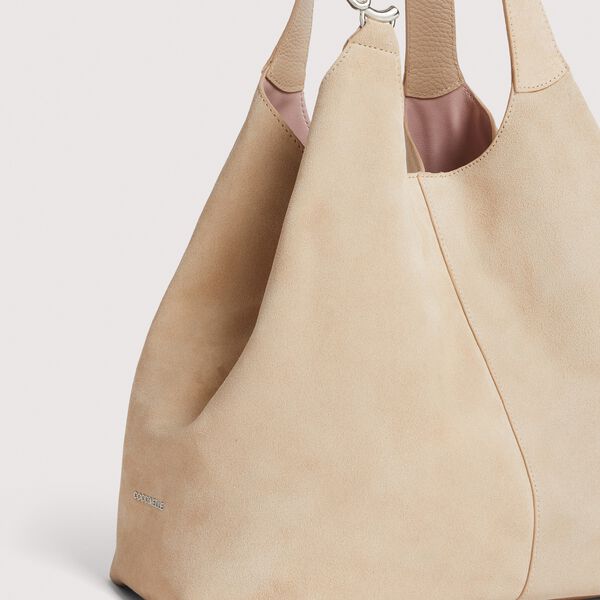 COCCINELLE C-EASY SUEDE, sandshel/sandsh, Coccinelle