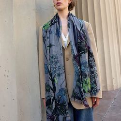 LIVING&nbsp;GARDEN&nbsp;Scarf, grey, Bella Ballou