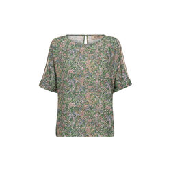 MMPalma Flowish Orchid Blouse, turf green, MOS MOSH
