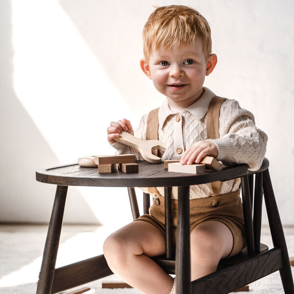 Smilla Toddler Chair, smoked oak, OAKLINGS