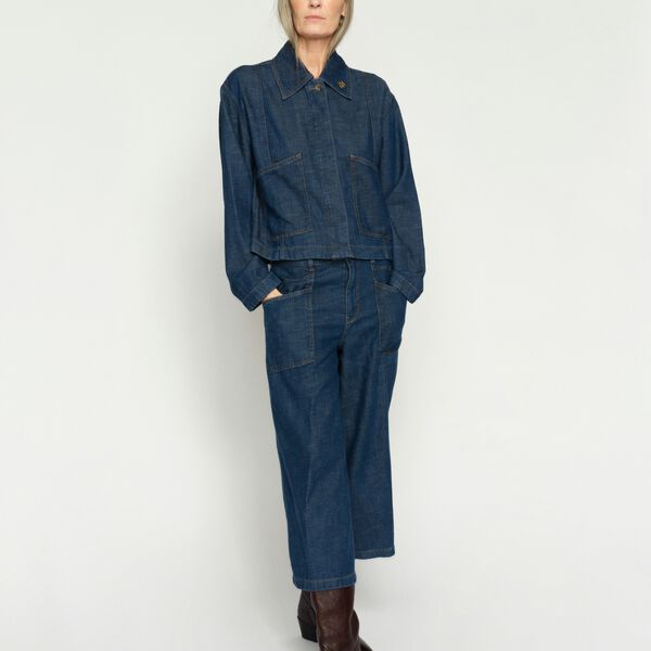 MMCulotte Arge Jeans, dark blue, MOS MOSH