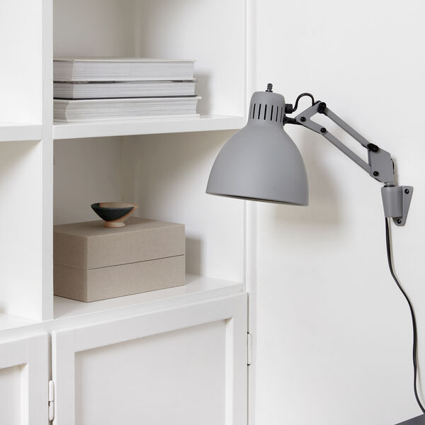 ARCHI W1 Wall Lamp, silk grey, Nordic Living