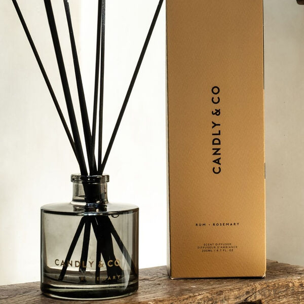 No. 2 Diffuser, Rum/Rosemary, Candly & Co